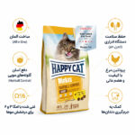 غذای گربه هپی کت هیربال مینکاس با طعم مرغ – 10 کیلوگرم -Happycat Anti Hairbal