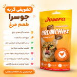تشویقی گربه جوسرا با طعم مرغ