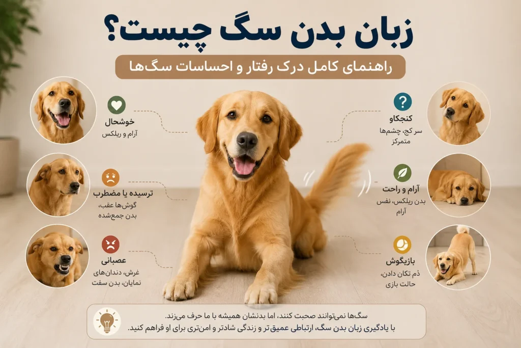 زبان بدن سگ